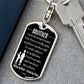 To My Brother - Dogtag Keychain