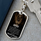 To My Brother - Dogtag Keychain
