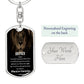 To My Brother - Dogtag Keychain