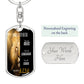 To My Brother - Dogtag Keychain