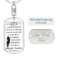 To My Sister - Dogtag Keychain