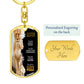 To My Sister - Dogtag Keychain
