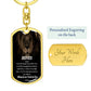 To My Brother - Dogtag Keychain