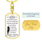 To My Sister - Dogtag Keychain