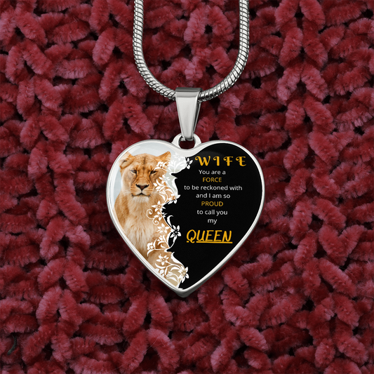 To My Queen - Heart Necklace
