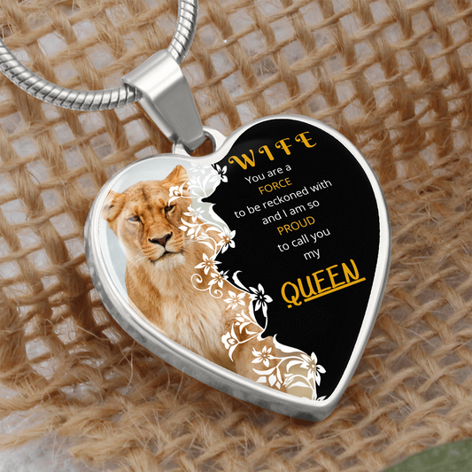 To My Queen - Heart Necklace