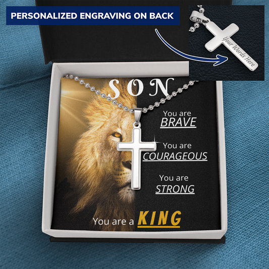 You are a King - Cross Necklace