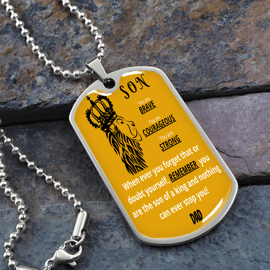 Son of a King - Dog Tag