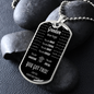 Grandson Graduation - Dog Tag