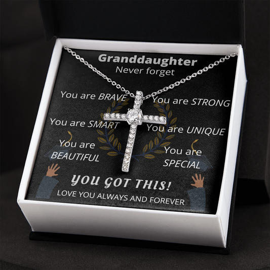 Granddaughter Graduation - Crystal Cross
