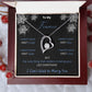 To My Fiance - Winter Forever Love Necklace