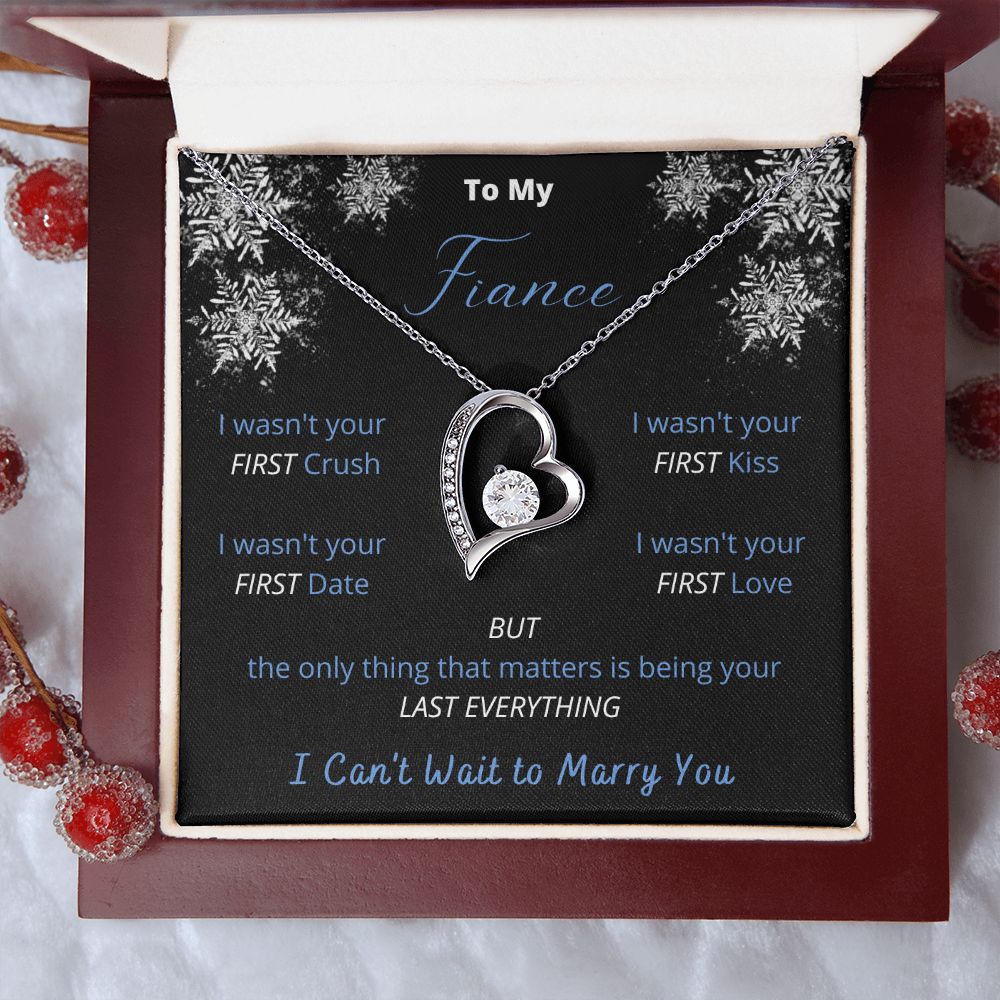 To My Fiance - Winter Forever Love Necklace