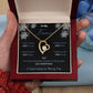 To My Fiance - Winter Forever Love Necklace