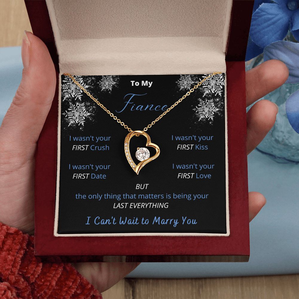 To My Fiance - Winter Forever Love Necklace