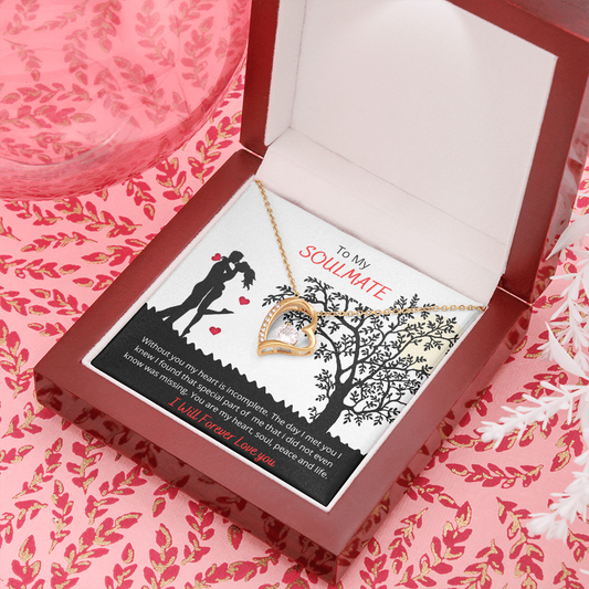 To My Soulmate - Forever Love Necklace