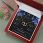 To My Fiancé  - Everlasting Love Necklace