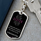 To My Sister - Dogtag Keychain