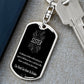 To My Sister - Dogtag Keychain
