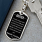 To My Brother - Dogtag Keychain