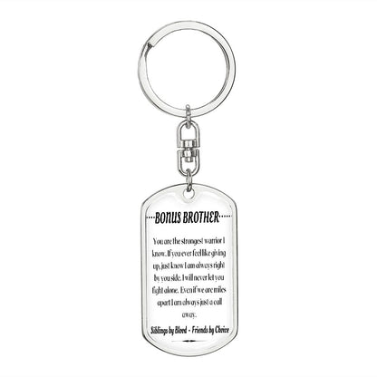 To My Brother - Dogtag Keychain