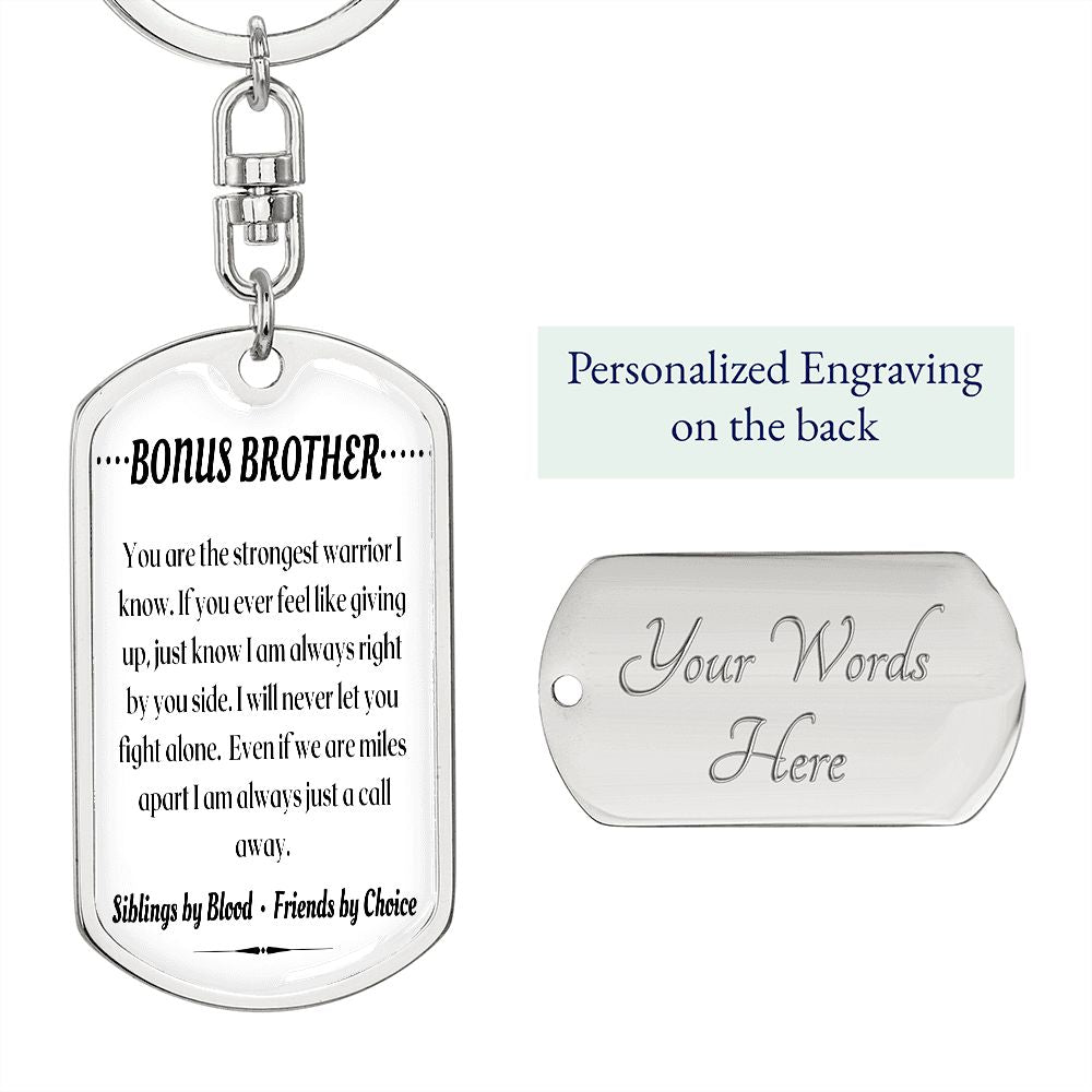 To My Brother - Dogtag Keychain