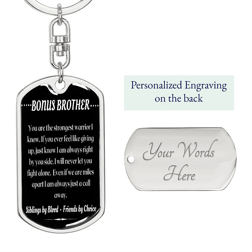To My Brother - Dogtag keychain