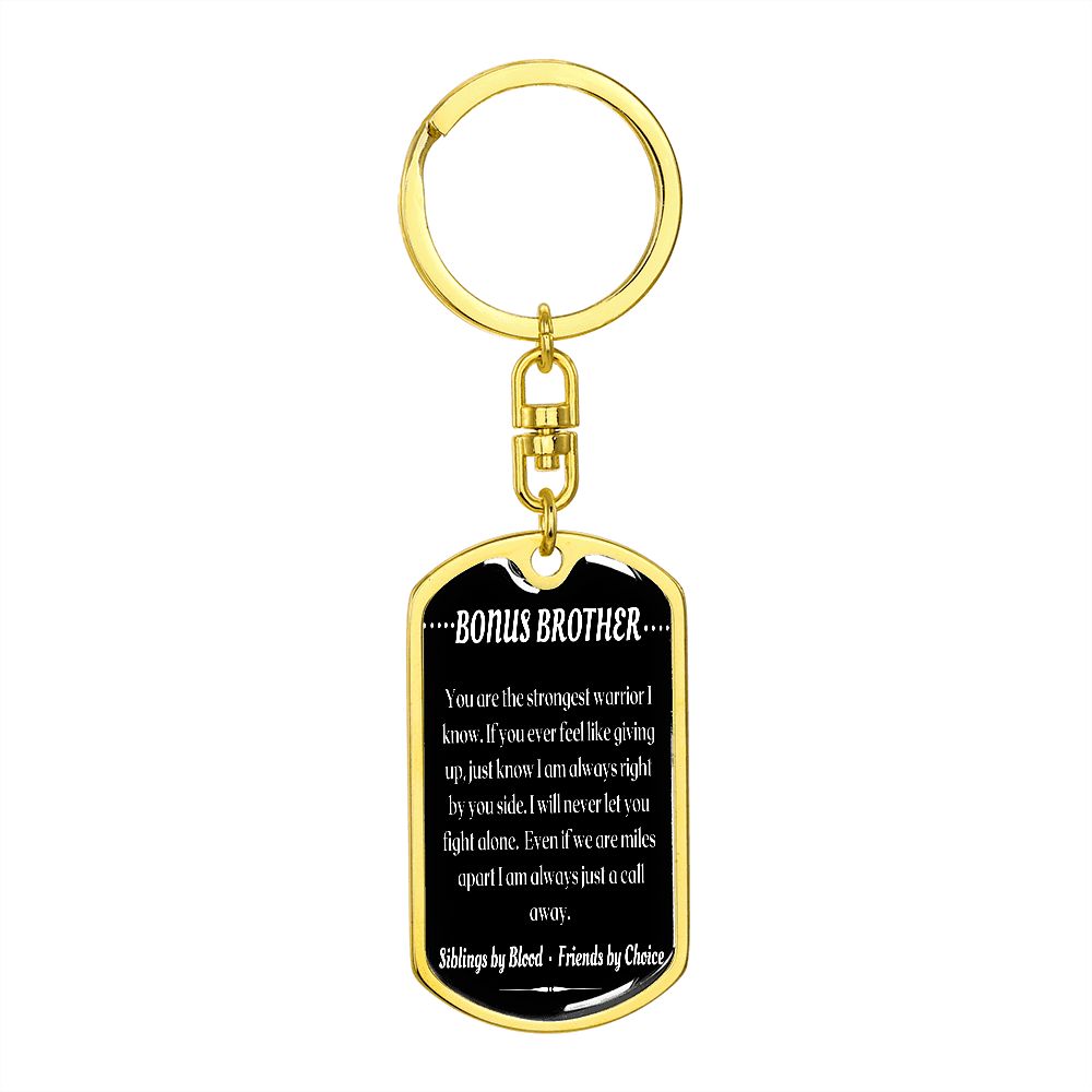 To My Brother - Dogtag keychain