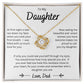 Daughter from Dad - Love Knot