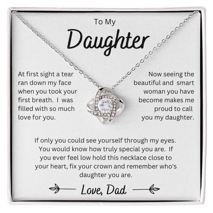 Daughter from Dad - Love Knot