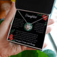 To my Daughter - Love Knot Necklace