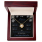 To My Fiance - Winter Love Knot Necklace
