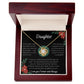 To my Daughter - Love Knot Necklace