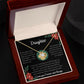 To my Daughter - Love Knot Necklace