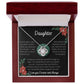 To my Daughter - Love Knot Necklace