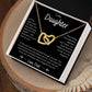 Dad to daughter - Interlocking Love Necklace