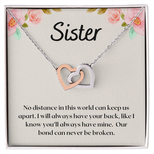 Sister - Interlocking hearts