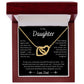 Dad to daughter - Interlocking Love Necklace