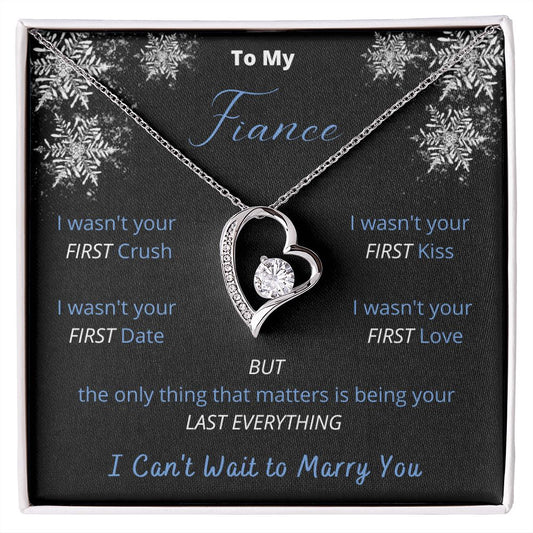 To My Fiance - Winter Forever Love Necklace