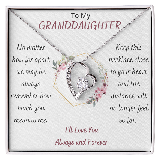 Granddaughter - Forever Love Necklace