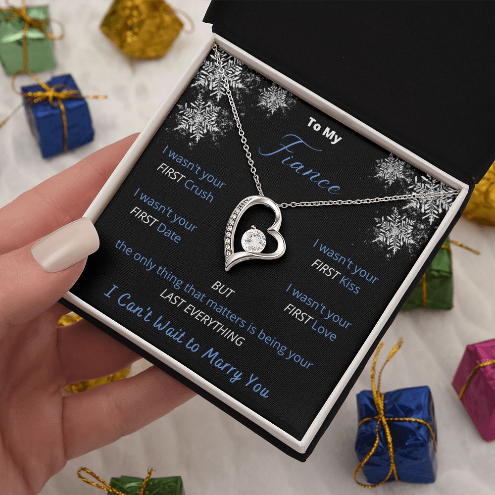 To My Fiance - Winter Forever Love Necklace