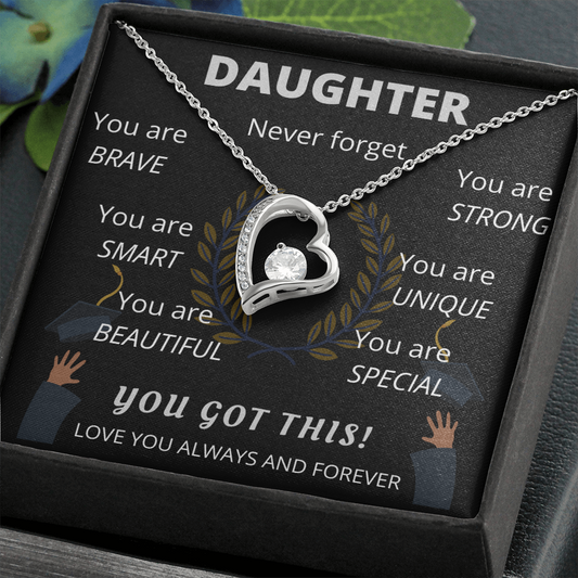Daughter Graduation - Forever Love Necklace