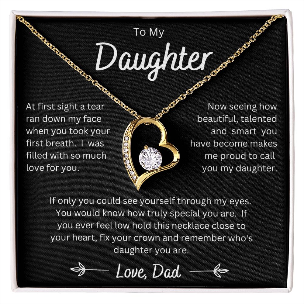 Dad to Daugter - Forever Love Necklace