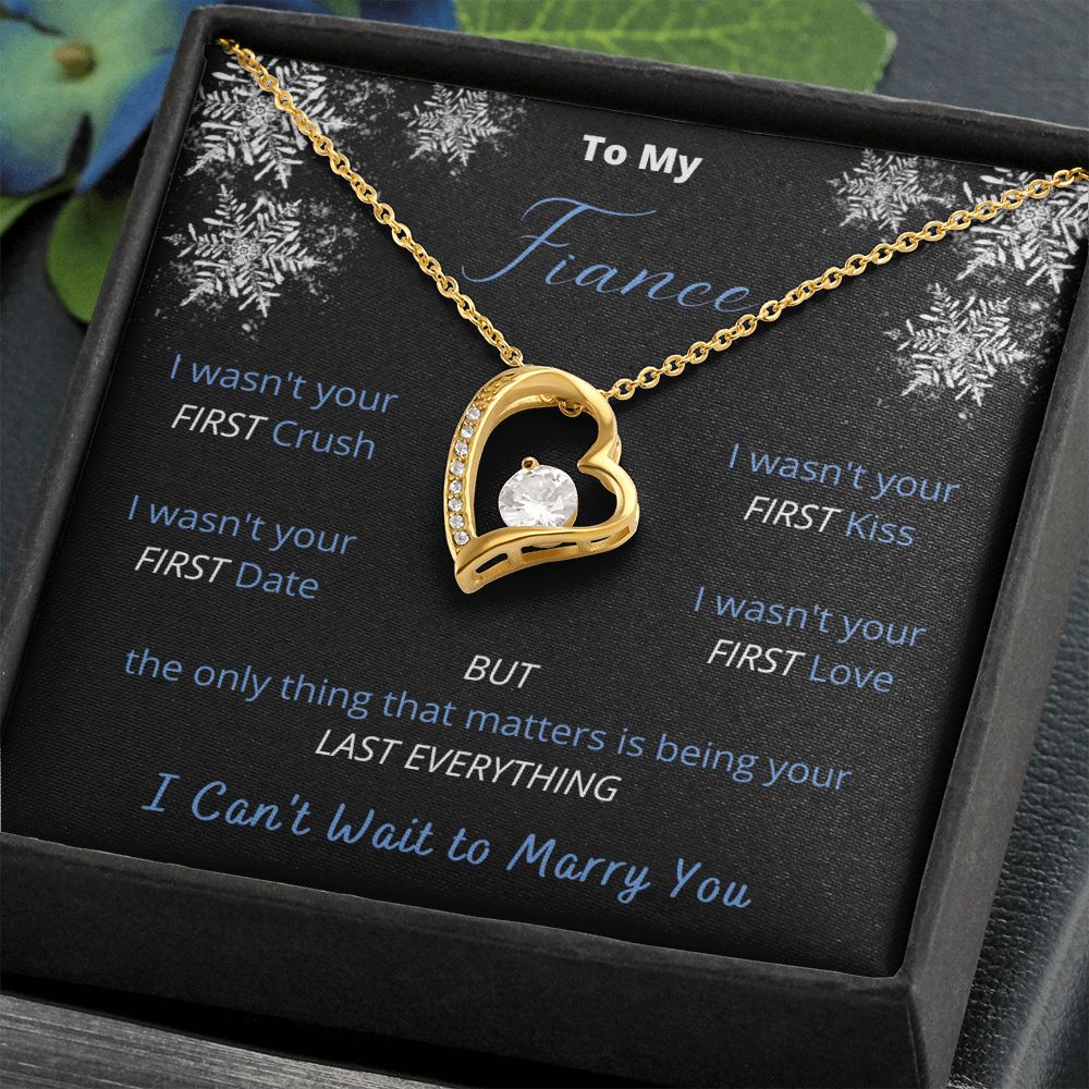 To My Fiance - Winter Forever Love Necklace