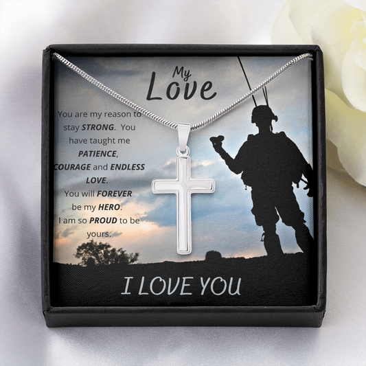 Military Spouse - Cross Necklace