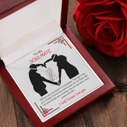 To My Soulmate - Black White Red